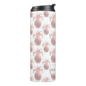 PixDezines Faux Roos Gold/Pineapple/DIY bckgrnd Thermosbeker (Gedraaid links)