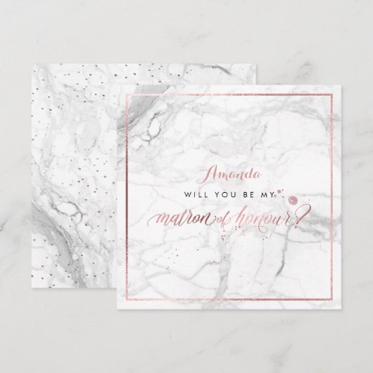 PixDezines Faux Roos Gold U Ereheer Kaart (Voorkant / Achterkant)