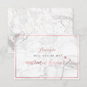 PixDezines Faux Roos Gold U Ereheer Kaart (Voorkant / Achterkant)