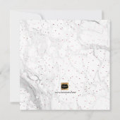 PixDezines Faux Roos Gold U Ereheer Kaart (Achterkant)