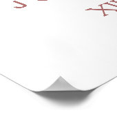 PixDezines Faux Roos Gold/#UNPLUGGED Poster (Hoek)