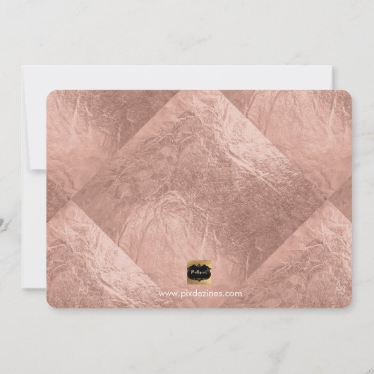 PixDezines Faux Roos Gold Wil je..Matron Kaart (Achterkant)