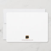 PixDezines Faux Roos Gold Wil je mijn dienstmeid z Kaart (Achterkant)