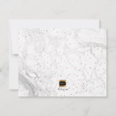 PixDezines Faux Roos Gold Will You Maid of Honor Kaart (Achterkant)