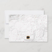 PixDezines Faux Roos Gold zal je bevallen van Kaart (Achterkant)