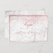 PixDezines Faux Roos Gold zal je matron zijn Kaart (Voorkant / Achterkant)