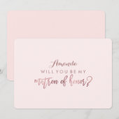 PixDezines Faux Roos Gold zal je zijn..Matron Kaart (Voorkant / Achterkant)