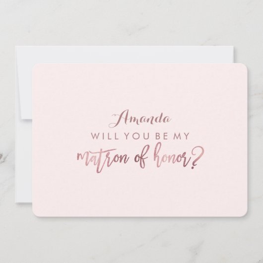 PixDezines Faux Roos Gold zal je zijn..Matron Kaart (Voorkant)