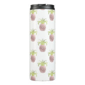 PixDezines Faux Roos Gouden Ananas Thermosbeker (Achterkant)