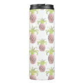 PixDezines Faux Roos Gouden Ananas Thermosbeker (Achterkant)
