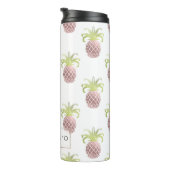 PixDezines Faux Roos Gouden Ananas Thermosbeker (Geroteerd rechts)