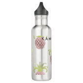 PixDezines Faux Roos Gouden Ananas Waterfles (Links)