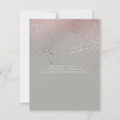 PixDezines Faux Roos Gouden Hart Dank u Bedankkaart (Achterkant)