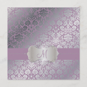 PixDezines faux zilver/DIY achtergrond/lavender Kaart