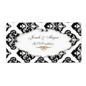 PixDezines Felina, Olivia Damask Etiket (Voorkant)