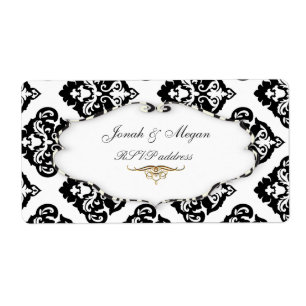 PixDezines Felina, Olivia Damask Etiket