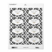 PixDezines Felina, Olivia Damask Etiket (Full Sheet)