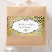 PixDezines Felina,  Rossi Damask Etiket (Insitu)