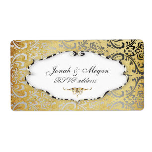 PixDezines Felina,  Rossi Damask Etiket