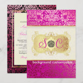 PixDezines Fidora  Damask Kaart (Voorkant / Achterkant)