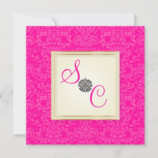 PixDezines Fidora  Damask Kaart (Voorkant)