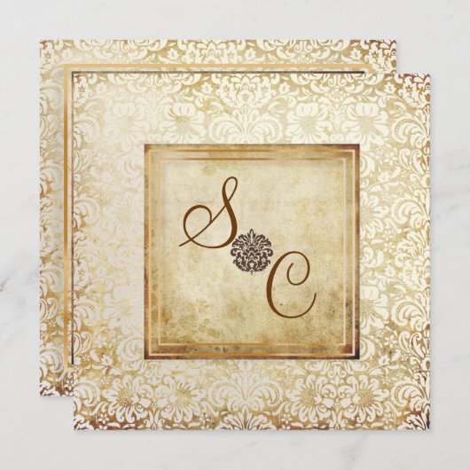 PixDezines FIDORA, DAMASK Kaart (Voorkant / Achterkant)