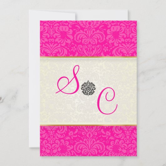 PixDezines Fidora  Damask Kaart (Voorkant)