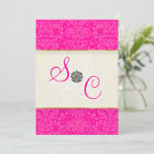 PixDezines Fidora  Damask Kaart (Staand voorkant)