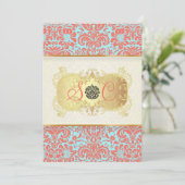 PixDezines Fidora  Damask Kaart (Staand voorkant)
