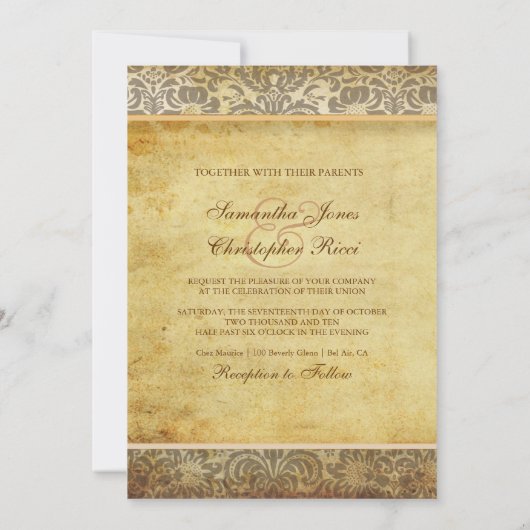 PixDezines Fidora,  Damask Kaart (Achterkant)