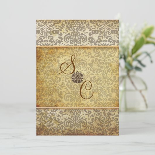 PixDezines Fidora,  Damask Kaart (Staand voorkant)