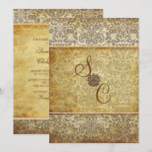 PixDezines Fidora,  Damask Kaart (Voorkant / Achterkant)