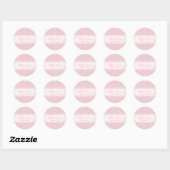 PixDezines Fidora  Damask Ronde Sticker (Vel)