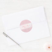 PixDezines Fidora  Damask Ronde Sticker (Envelop)