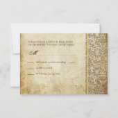 PixDezines Fidora Damask RSVP-kaarten RSVP Kaartje (Achterkant)
