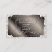 PixDezines Fidora  Damask Visitekaartje (Achterkant)