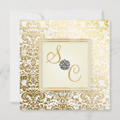 PixDezines Fidora en Oro Damask Kaart (Voorkant)