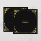 PixDezines filigraan lijst/faux gold/diy kleuren Kaart (Voorkant / Achterkant)