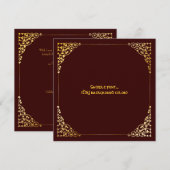 PixDezines filigraan lijst/faux gold/diy kleuren Kaart (Voorkant / Achterkant)