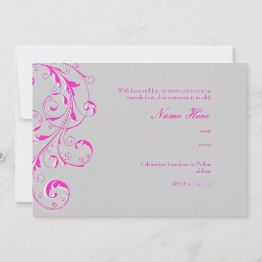 PixDezines filigraan wervelingen/diy achtergrond k Kaart (Achterkant)