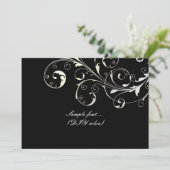 PixDezines filigraan wervelingen/diy achtergrond k Kaart (Staand voorkant)