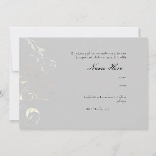 PixDezines filigraan wervelingen/diy achtergrond k Kaart (Achterkant)