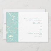 PixDezines filigraan wervelingen/diy kleuren, blau Kaart (Achterkant)