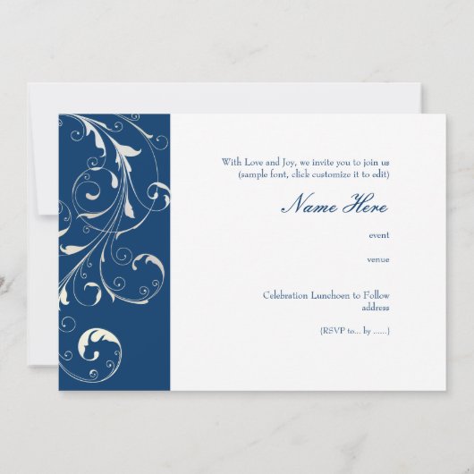 PixDezines filigraan wervelingen/diy kleuren, mari Kaart (Achterkant)