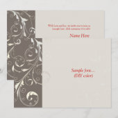 PixDezines filigraan wervelingen/doe-het-zelf kleu Kaart (Voorkant / Achterkant)