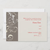 PixDezines filigraan wervelingen/doe-het-zelf kleu Kaart (Achterkant)