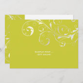 PixDezines filigraan wervelingen/doe-het-zelf kleu Kaart (Voorkant / Achterkant)