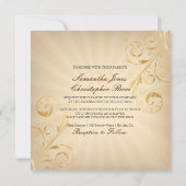 PixDezines Filigree+Gold+ Kaart (Achterkant)