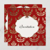 PixDezines Firenze Damask Kaart (Voorkant / Achterkant)