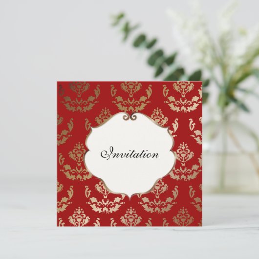 PixDezines Firenze Damask Kaart (Staand voorkant)